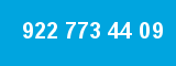 922 773 44 09 922 773 44 09